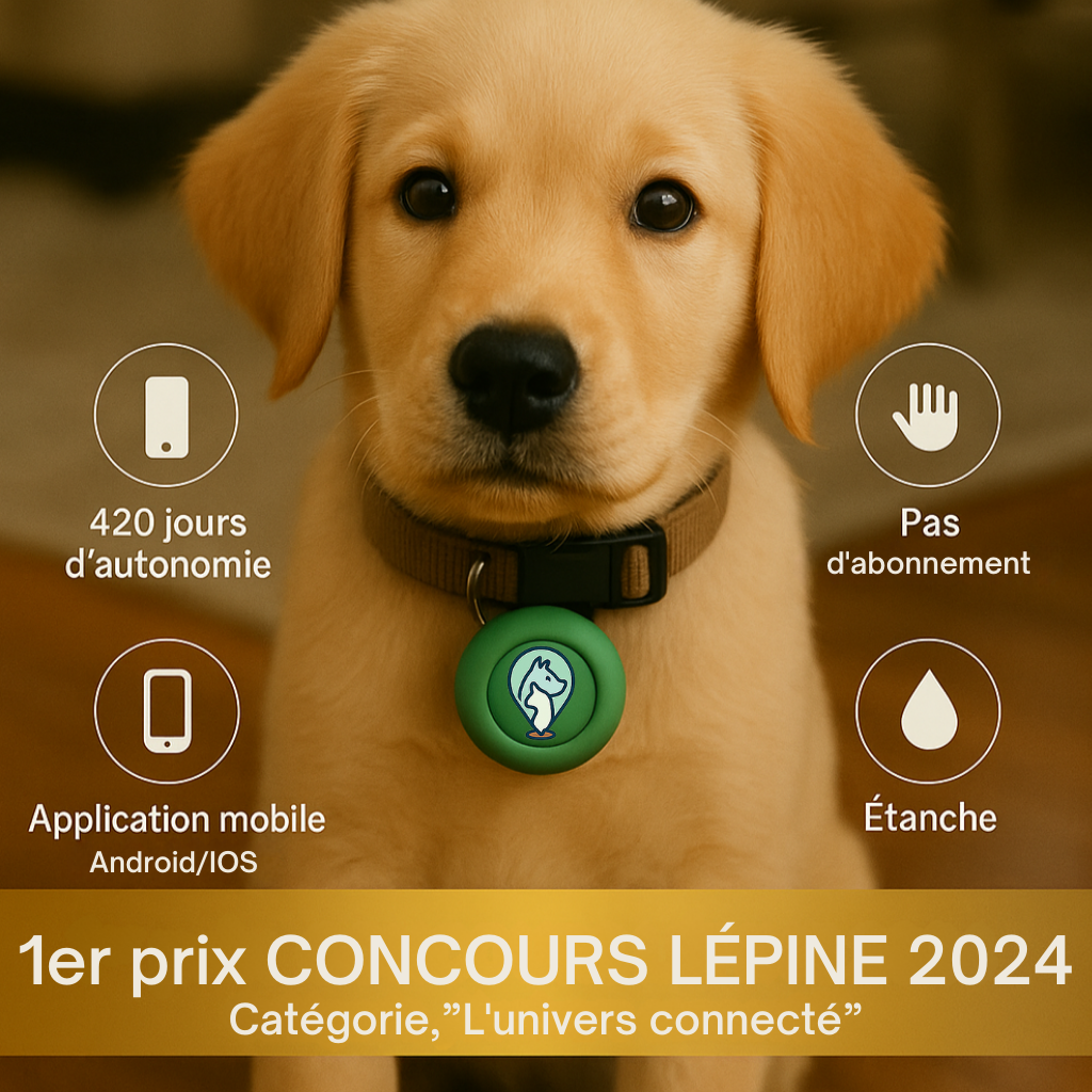 PetFinder Guardian – Collier de sécurité GPS pour chiens