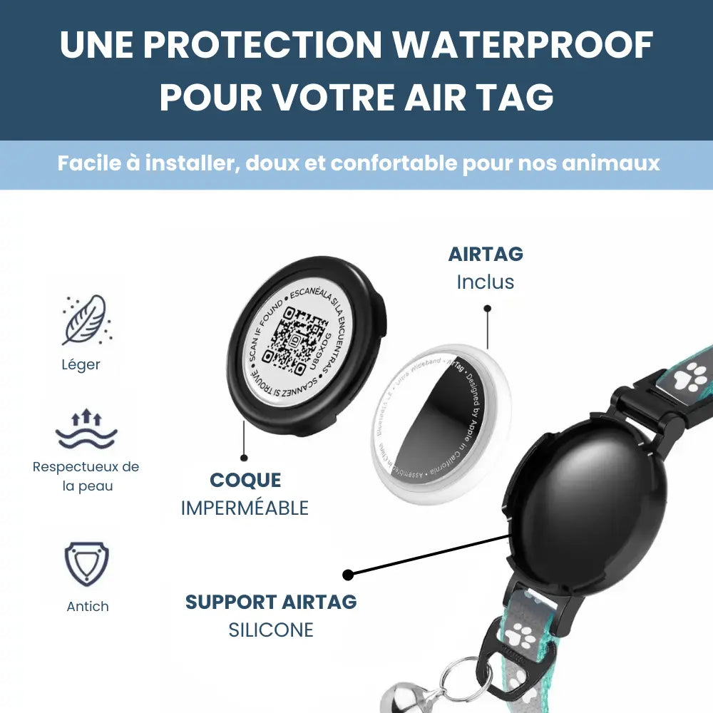 PetFinder Guardian - Collier de sécurité GPS pour chats - Pet Finder